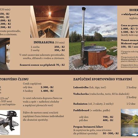 Apartmany Srub Vytonka Lipno Přední Výtoň Zewnętrze zdjęcie